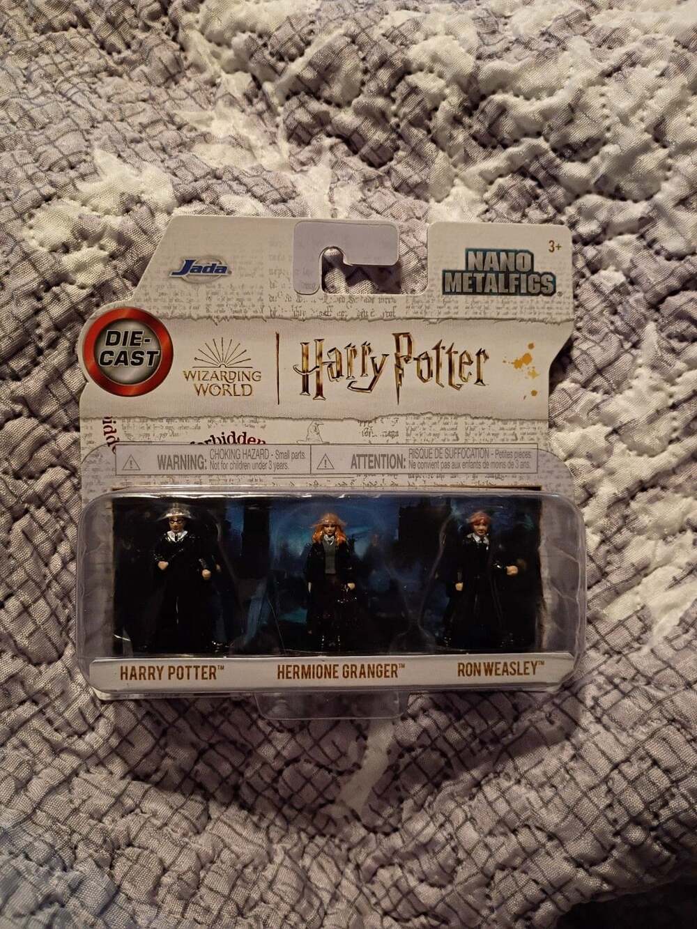 Jada Nano Metalfigs Die cast Harry Potter Figurines 3pc